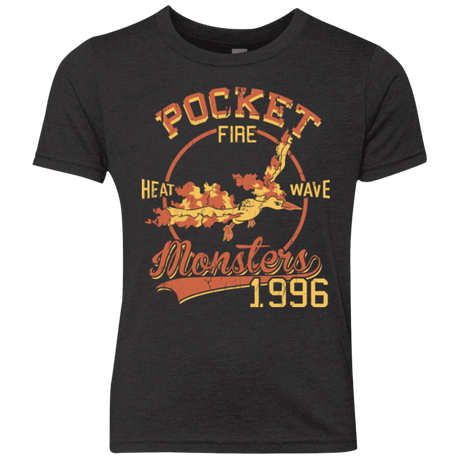T-Shirts Vintage Black / YXS Heat wave Youth Triblend T-Shirt