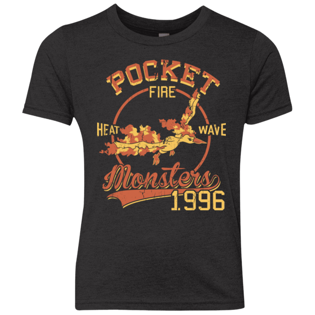 T-Shirts Vintage Black / YXS Heat wave Youth Triblend T-Shirt