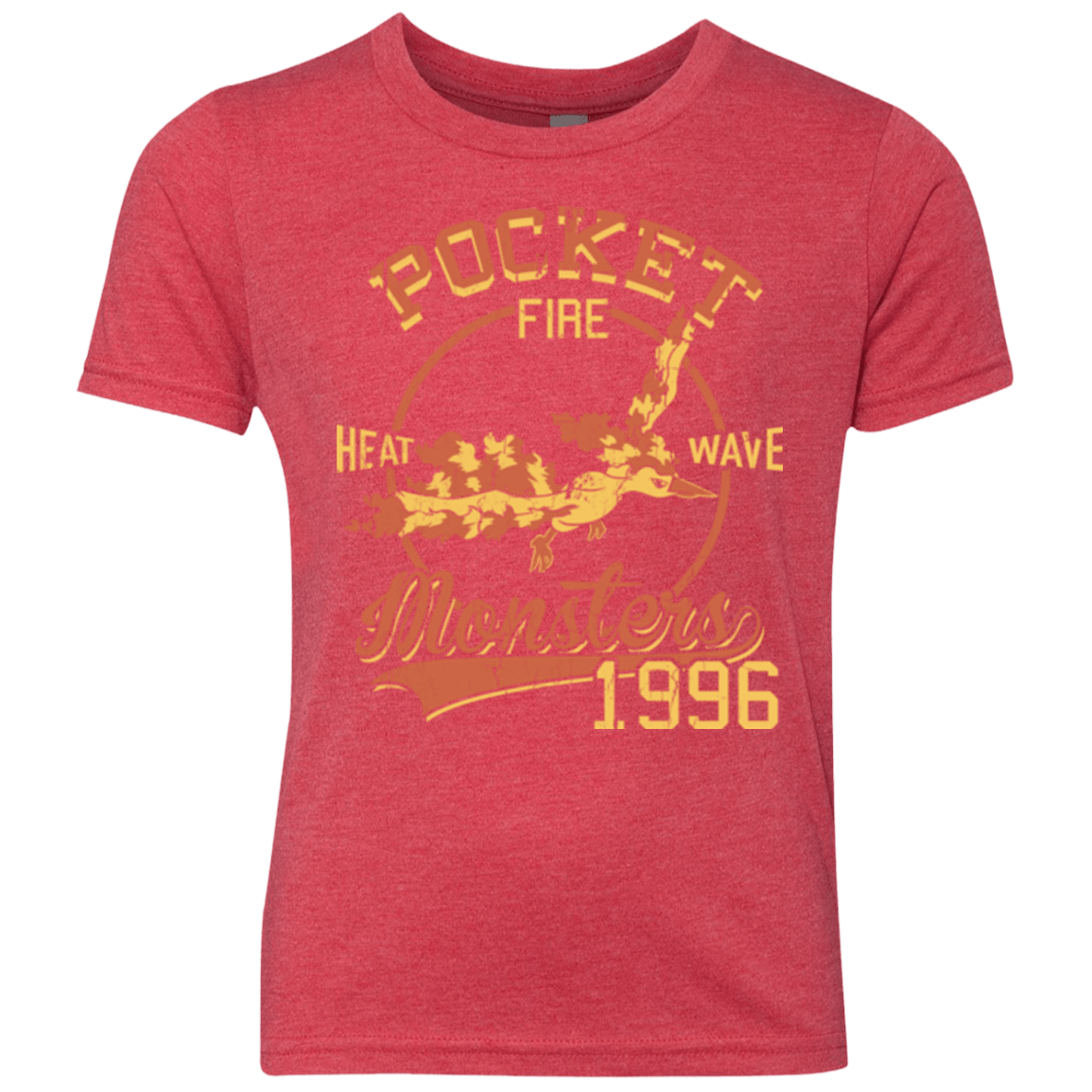 T-Shirts Vintage Red / YXS Heat wave Youth Triblend T-Shirt