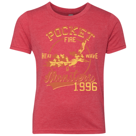 T-Shirts Vintage Red / YXS Heat wave Youth Triblend T-Shirt