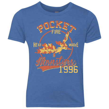 T-Shirts Vintage Royal / YXS Heat wave Youth Triblend T-Shirt