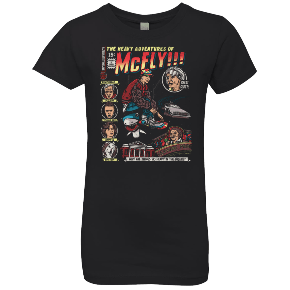 T-Shirts Black / YXS Heavy Adventures Girls Premium T-Shirt