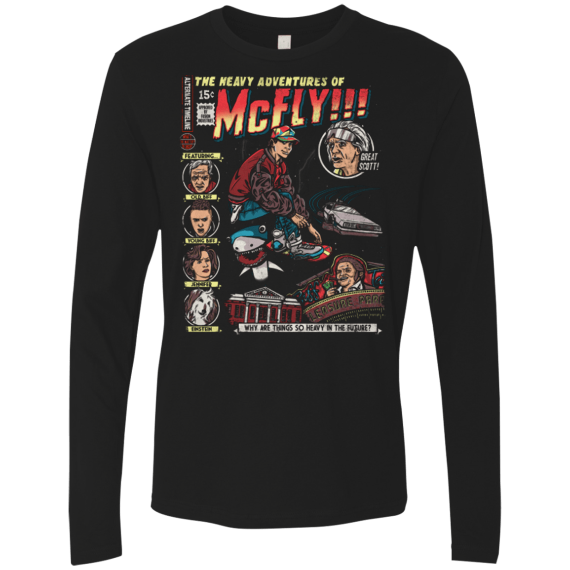 T-Shirts Black / Small Heavy Adventures Men's Premium Long Sleeve
