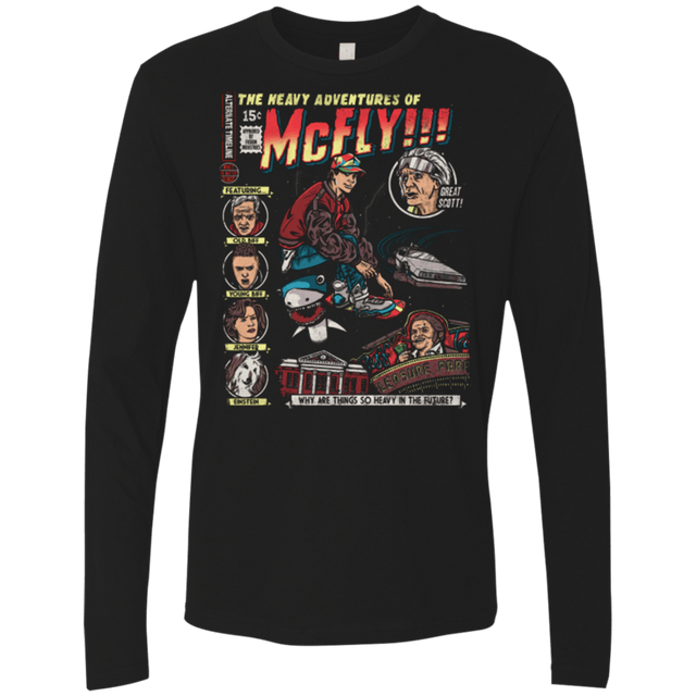 T-Shirts Black / Small Heavy Adventures Men's Premium Long Sleeve