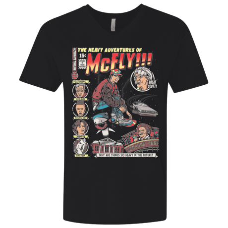 T-Shirts Black / X-Small Heavy Adventures Men's Premium V-Neck