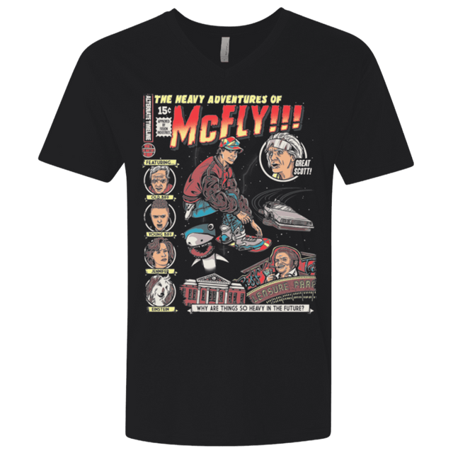 T-Shirts Black / X-Small Heavy Adventures Men's Premium V-Neck