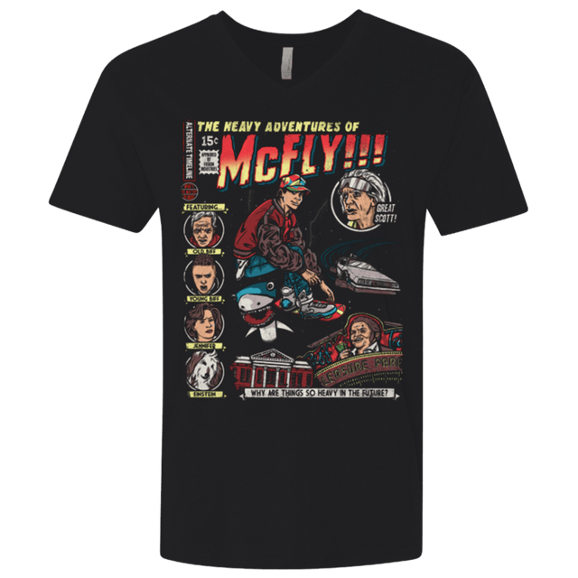 T-Shirts Black / X-Small Heavy Adventures Men's Premium V-Neck