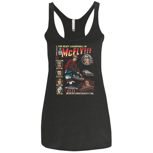 T-Shirts Vintage Black / X-Small Heavy Adventures Women's Triblend Racerback Tank