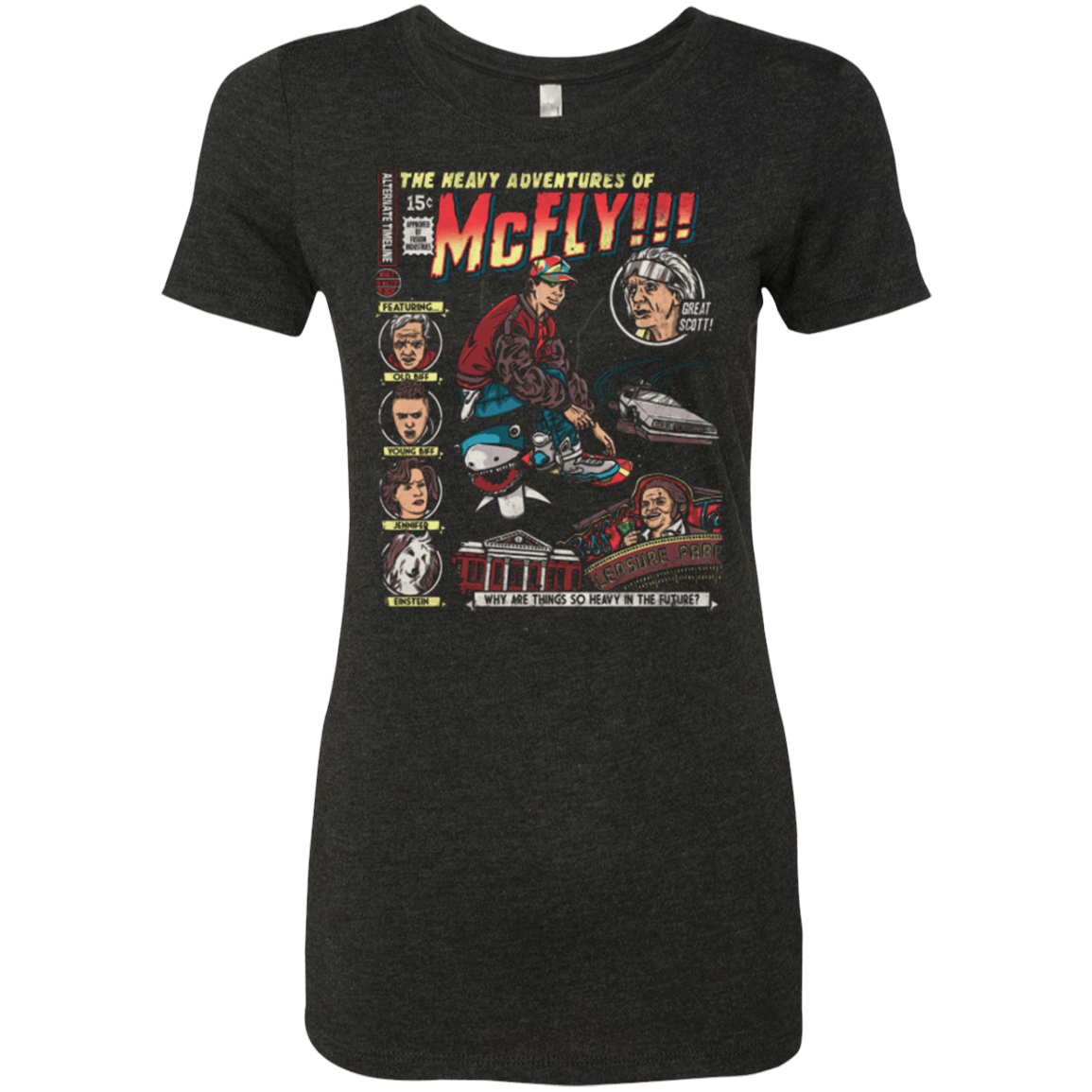 T-Shirts Vintage Black / Small Heavy Adventures Women's Triblend T-Shirt