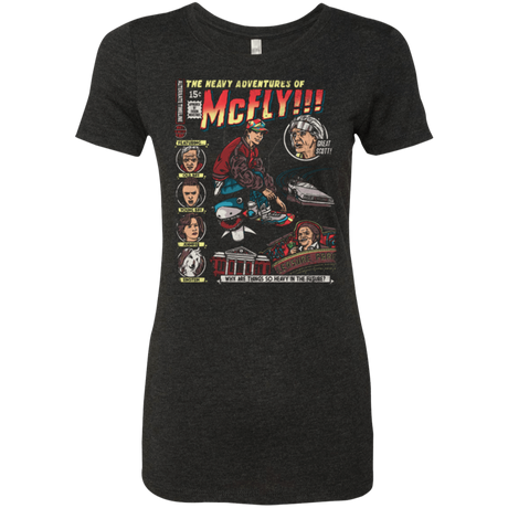 T-Shirts Vintage Black / Small Heavy Adventures Women's Triblend T-Shirt