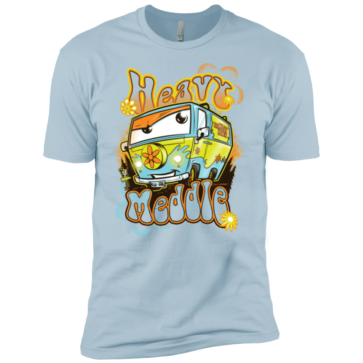 T-Shirts Light Blue / YXS Heavy Meddle Boys Premium T-Shirt