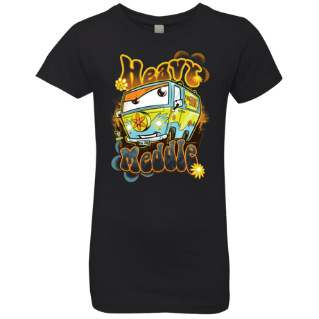 T-Shirts Black / YXS Heavy Meddle Girls Premium T-Shirt