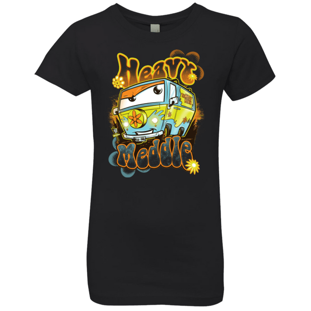 T-Shirts Black / YXS Heavy Meddle Girls Premium T-Shirt