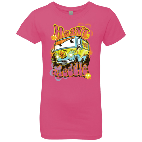 T-Shirts Hot Pink / YXS Heavy Meddle Girls Premium T-Shirt