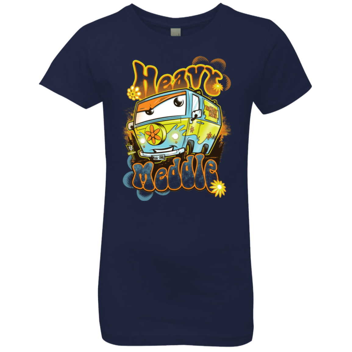 T-Shirts Midnight Navy / YXS Heavy Meddle Girls Premium T-Shirt
