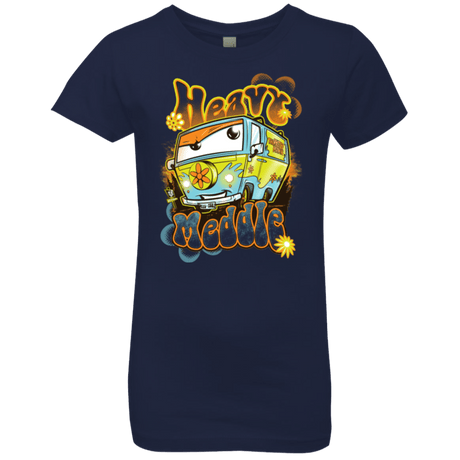 T-Shirts Midnight Navy / YXS Heavy Meddle Girls Premium T-Shirt