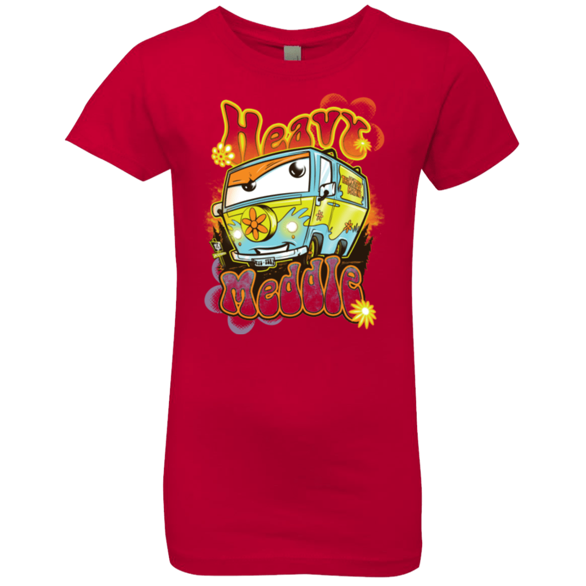 T-Shirts Red / YXS Heavy Meddle Girls Premium T-Shirt