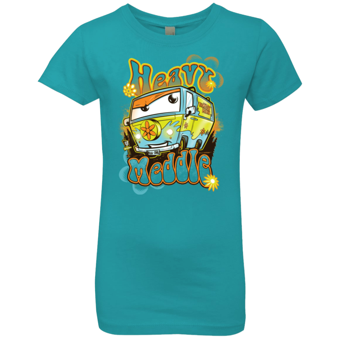 T-Shirts Tahiti Blue / YXS Heavy Meddle Girls Premium T-Shirt