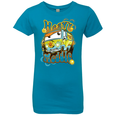 T-Shirts Turquoise / YXS Heavy Meddle Girls Premium T-Shirt