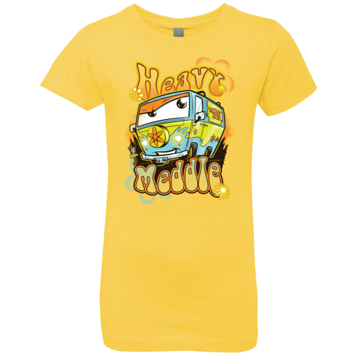 T-Shirts Vibrant Yellow / YXS Heavy Meddle Girls Premium T-Shirt
