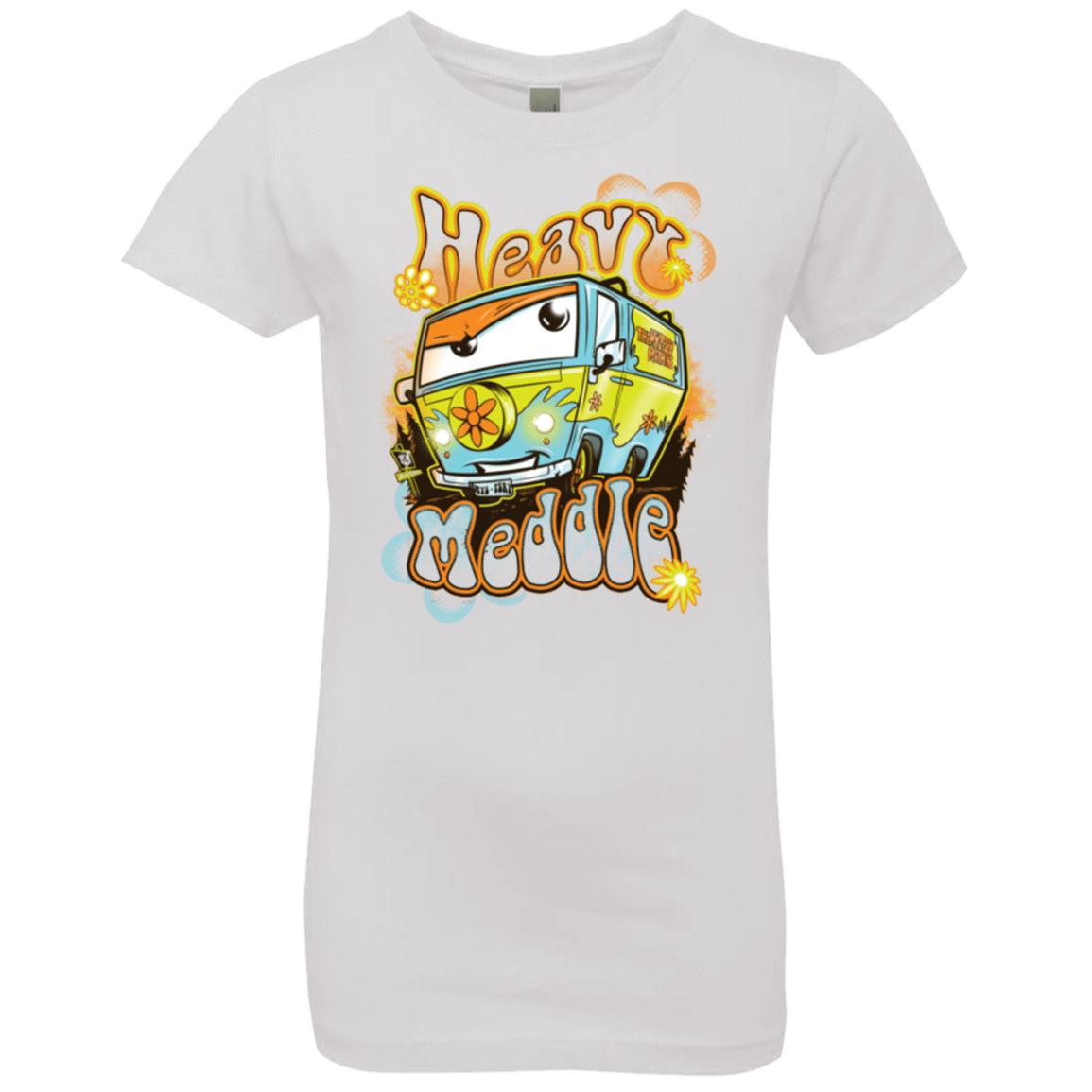 T-Shirts White / YXS Heavy Meddle Girls Premium T-Shirt