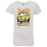 T-Shirts White / YXS Heavy Meddle Girls Premium T-Shirt