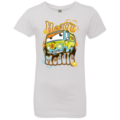 T-Shirts White / YXS Heavy Meddle Girls Premium T-Shirt