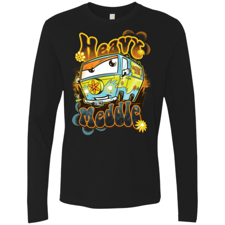 T-Shirts Black / Small Heavy Meddle Men's Premium Long Sleeve