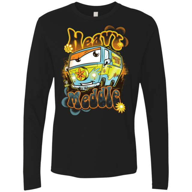 T-Shirts Black / Small Heavy Meddle Men's Premium Long Sleeve