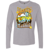 T-Shirts Heather Grey / Small Heavy Meddle Men's Premium Long Sleeve