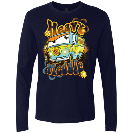 T-Shirts Midnight Navy / Small Heavy Meddle Men's Premium Long Sleeve
