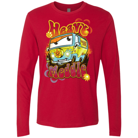 T-Shirts Red / Small Heavy Meddle Men's Premium Long Sleeve