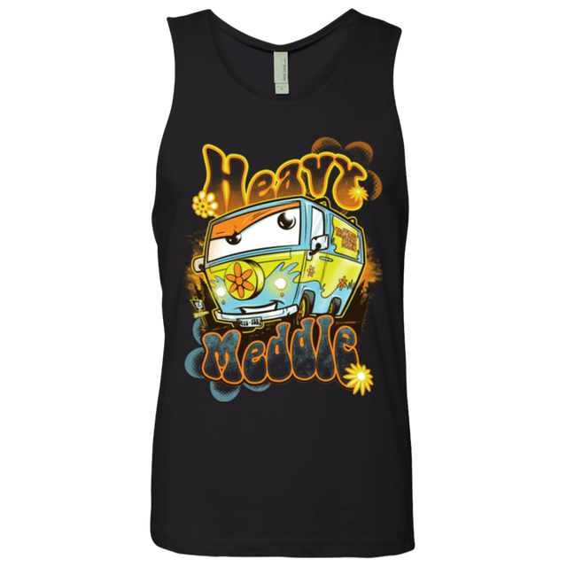 T-Shirts Black / Small Heavy Meddle Men's Premium Tank Top