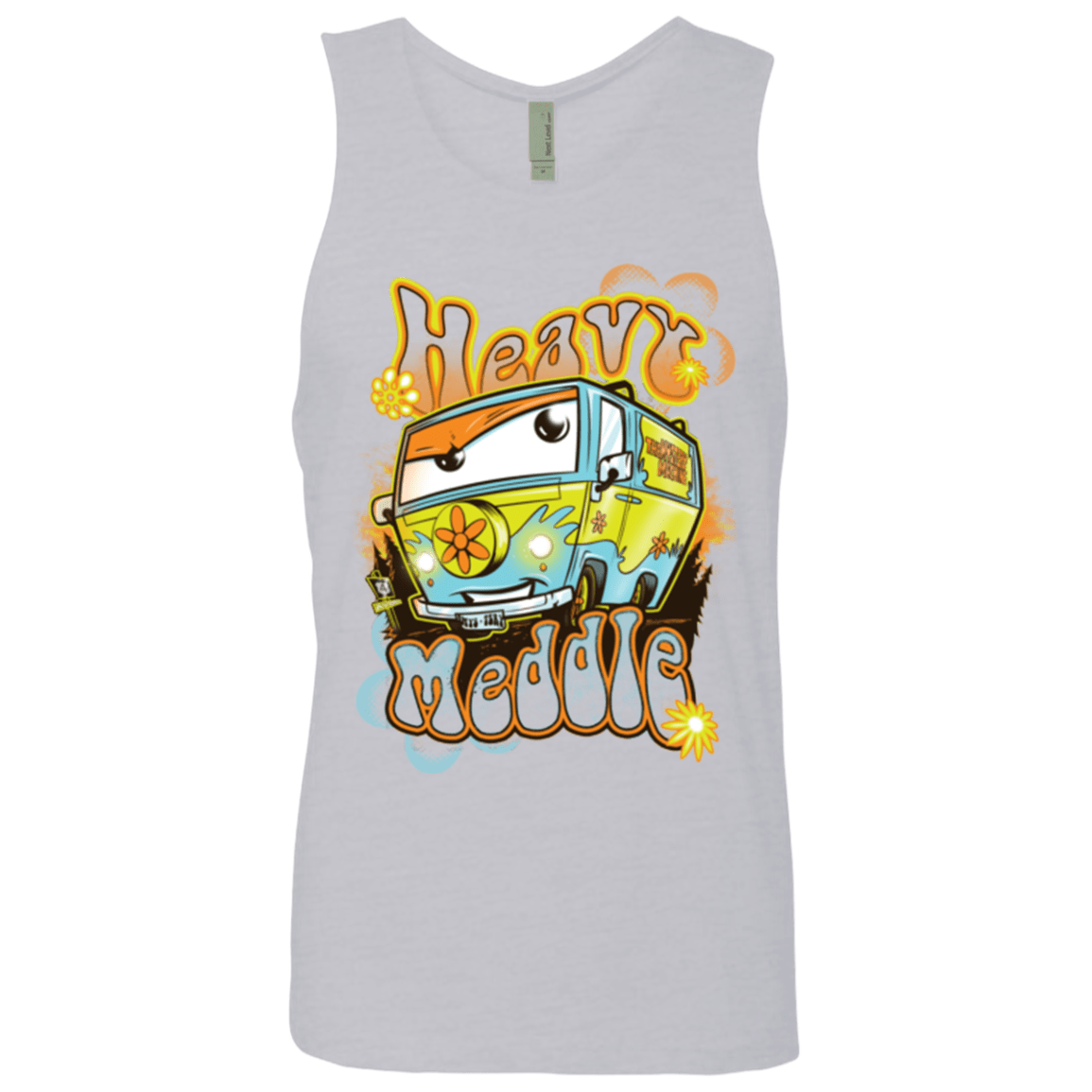 T-Shirts Heather Grey / Small Heavy Meddle Men's Premium Tank Top