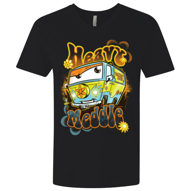 T-Shirts Black / X-Small Heavy Meddle Men's Premium V-Neck