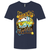 T-Shirts Midnight Navy / X-Small Heavy Meddle Men's Premium V-Neck