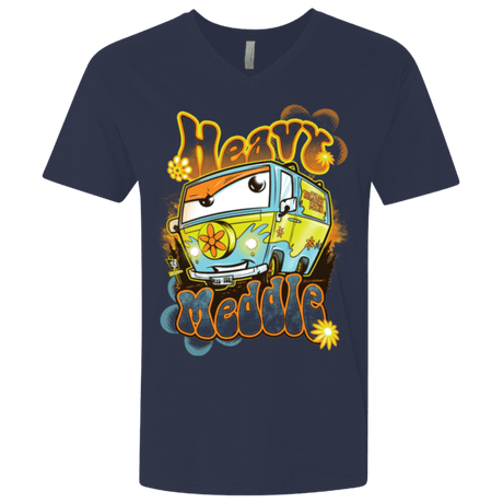 T-Shirts Midnight Navy / X-Small Heavy Meddle Men's Premium V-Neck