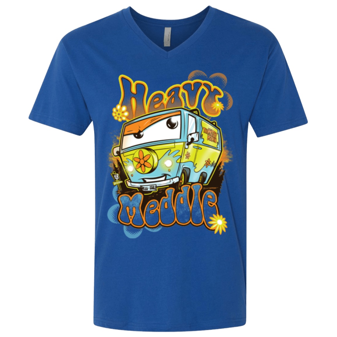 T-Shirts Royal / X-Small Heavy Meddle Men's Premium V-Neck