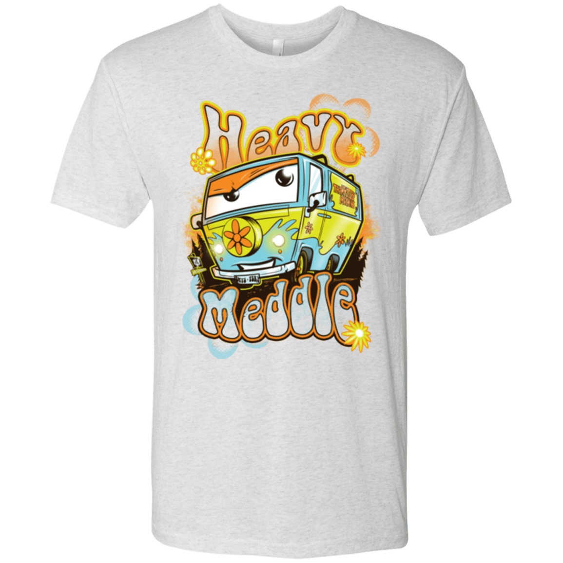 T-Shirts Heather White / Small Heavy Meddle Men's Triblend T-Shirt