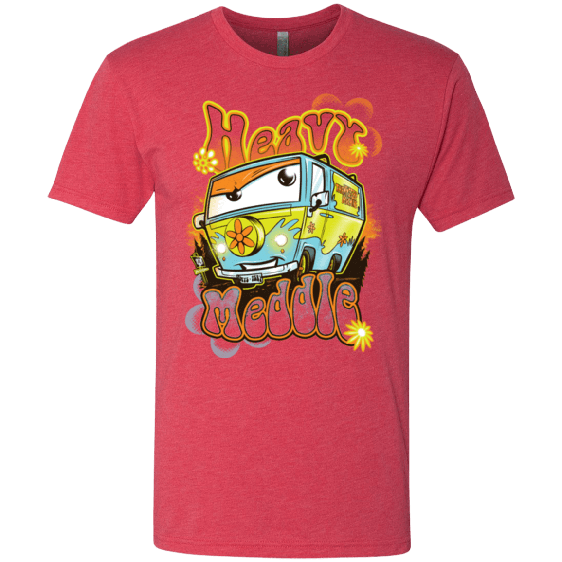 T-Shirts Vintage Red / Small Heavy Meddle Men's Triblend T-Shirt