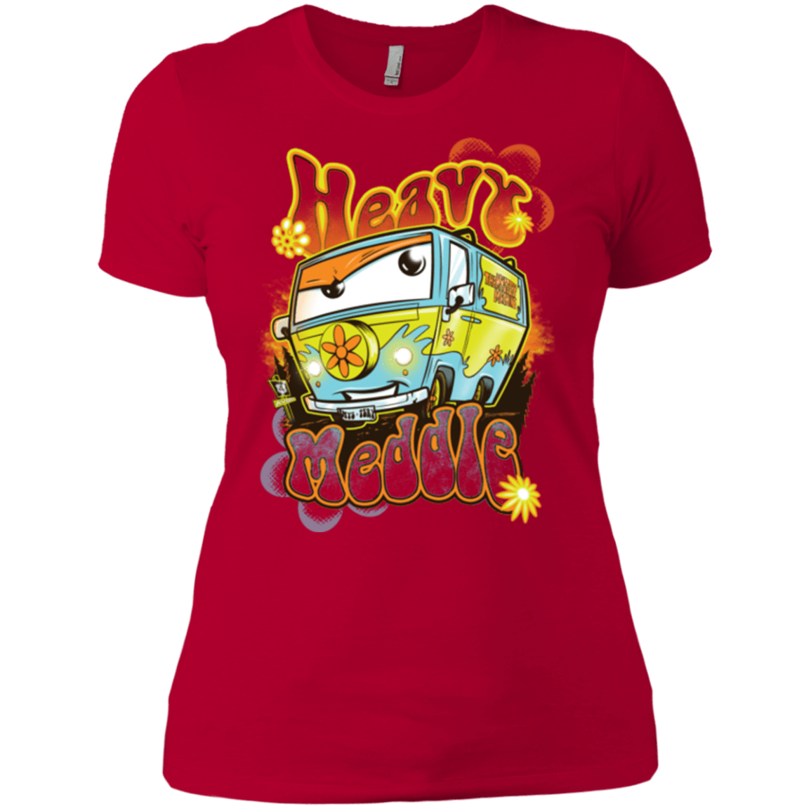T-Shirts Red / X-Small Heavy Meddle Women's Premium T-Shirt