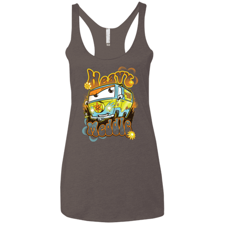 T-Shirts Macchiato / X-Small Heavy Meddle Women's Triblend Racerback Tank