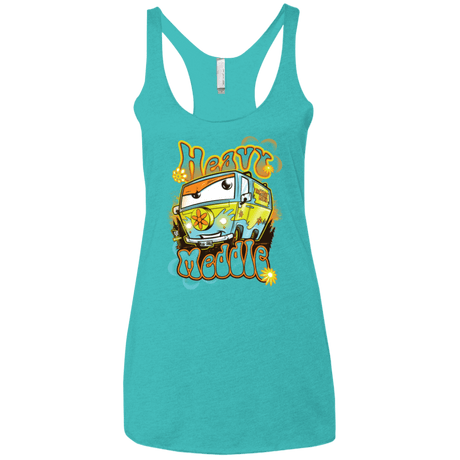 T-Shirts Tahiti Blue / X-Small Heavy Meddle Women's Triblend Racerback Tank