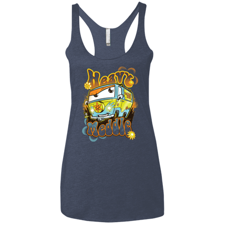 T-Shirts Vintage Navy / X-Small Heavy Meddle Women's Triblend Racerback Tank
