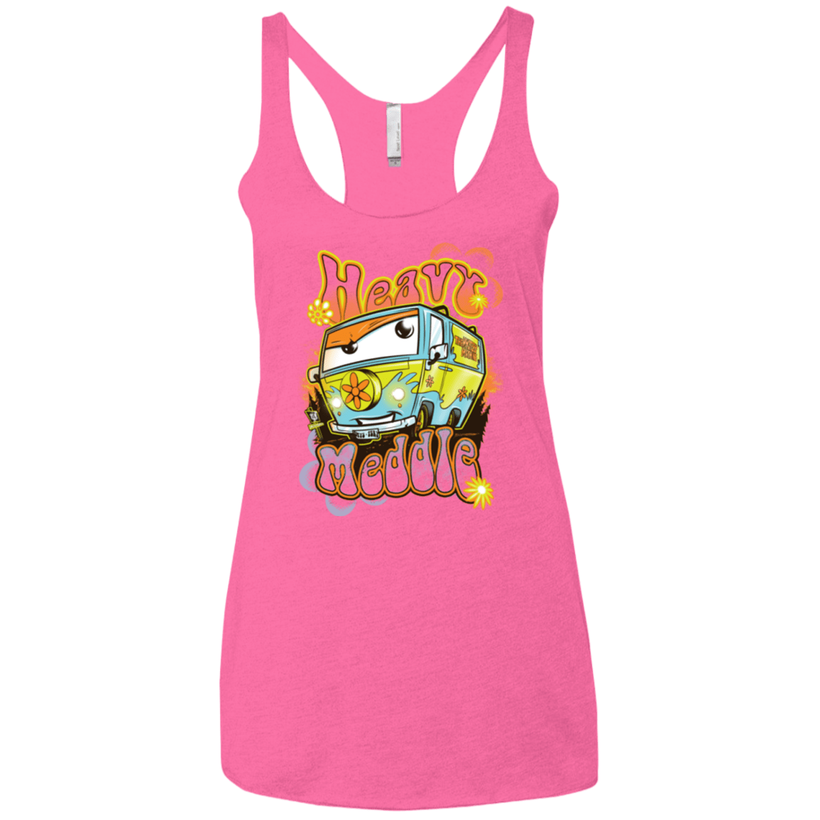 T-Shirts Vintage Pink / X-Small Heavy Meddle Women's Triblend Racerback Tank
