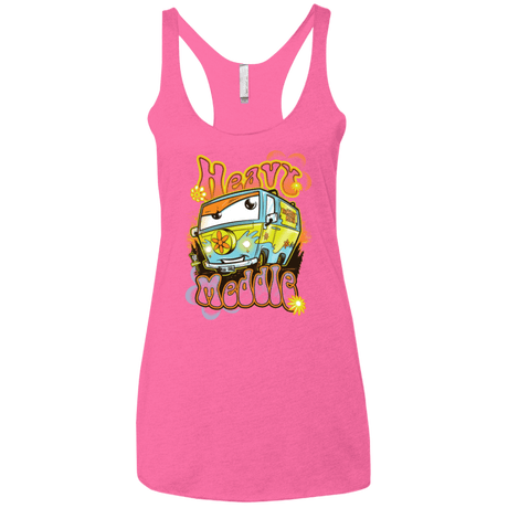 T-Shirts Vintage Pink / X-Small Heavy Meddle Women's Triblend Racerback Tank