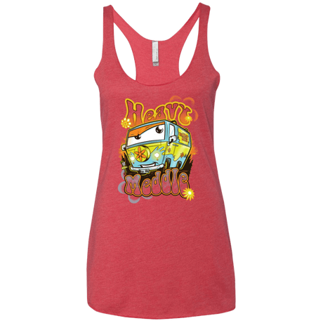 T-Shirts Vintage Red / X-Small Heavy Meddle Women's Triblend Racerback Tank