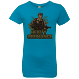 T-Shirts Turquoise / YXS Heavy Ordnance Girls Premium T-Shirt