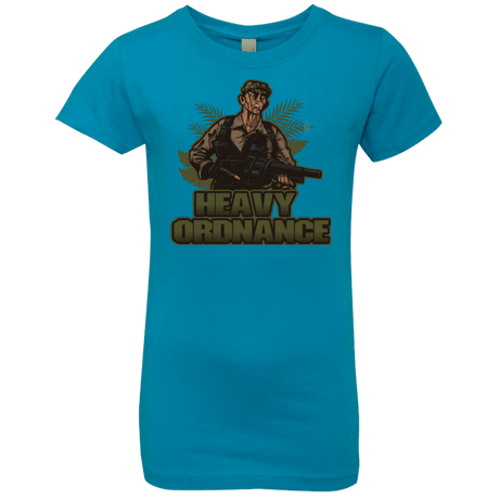 T-Shirts Turquoise / YXS Heavy Ordnance Girls Premium T-Shirt