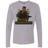 T-Shirts Heather Grey / Small Heavy Ordnance Men's Premium Long Sleeve